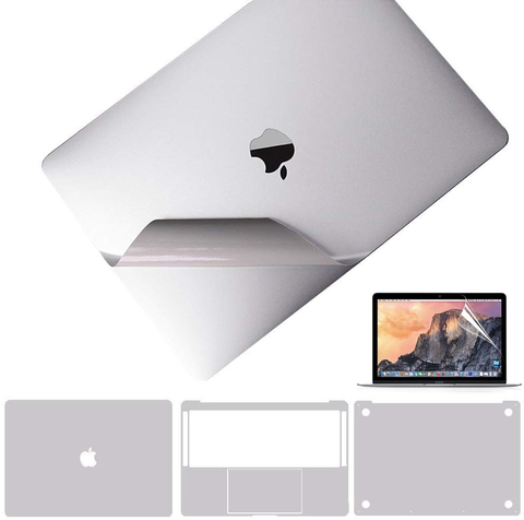 5 in 1 Body Protective Vinyl Decal Cover For Apple Macbook Air Pro 12