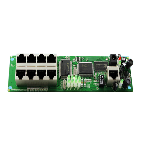 Mini router OEM manufacturer direct sell cheap wired distribution box 8-port router modules OEM wired router module 192.168.0.1 ► Photo 1/6