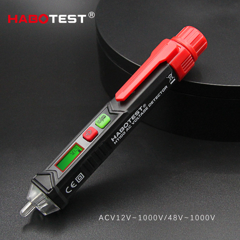 Habotest HT100E Intelligent Non-contact Pen Alarm AC voltage detector meter Tester Pen Sensor Tester ► Photo 1/6