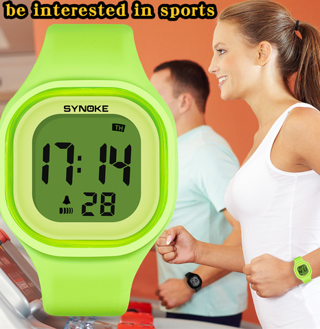 SYNOKE Women Digital Watches Fashion Waterproof Luminous Chronograph Students Electronic Watches Girls Gifts Relogio Feminino ► Photo 1/6