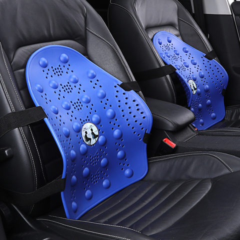 Universal Car Back Support Chair Massage Lumbar Support Waist Cushion Mesh Ventilate Cushion Pad For Car Office Home ► Photo 1/6