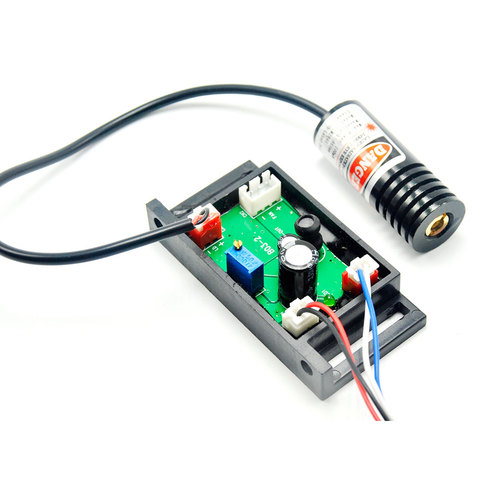 12VDC 100mw 650nm Red Dot Laser Diode Module Point Laser Lights 18x45mm TTL Driver ► Photo 1/4