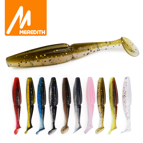 MEREDITH Fishing Lure Soft Swimbait Crazy Shiner 70mm 90mm 110mm 130mm Soft Lure Shad pike Zander Perch Troute Pesca Acesorios ► Photo 1/6
