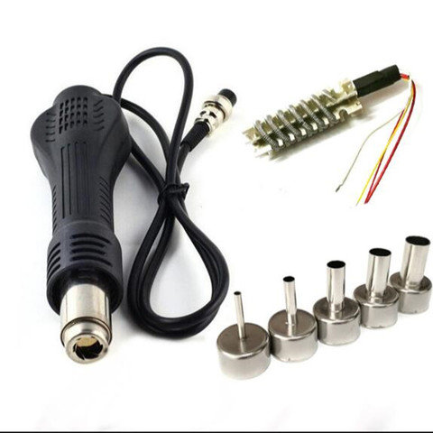 Portable BGA Rework soldering station Hot Air Blower Heat Gun with 5pcs nozzle heater ► Photo 1/6