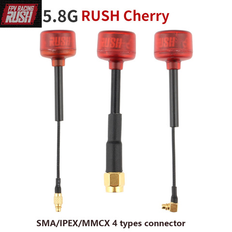 Updated Red FPV MINI Antenna  Rush FPV Antenna 5.8G SMA MMCX IPEX RHCP Male Racing Adapter for FPV Racing Drone Quadcopter ► Photo 1/6
