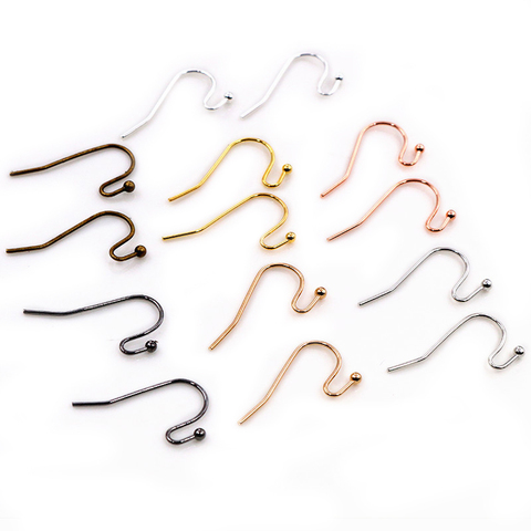 100pcs/lot 21x16mm DIY Earring Findings Earrings Clasps Hooks Fittings DIY Jewelry Making Accessories Brass Hook Earwire Jewelry ► Photo 1/6