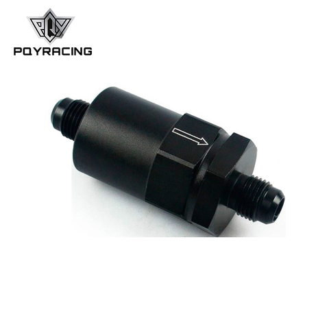 PQY - AN -6 (AN6) Black Anodised Billet Fuel Filter 30 Micron PQY-SLF0209-06 ► Photo 1/1