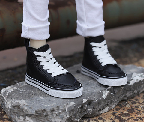 BJD doll shoes Suitable for 1/3 1/4 Uncle size casual shoes with trendy black sneaker accessories ► Photo 1/4