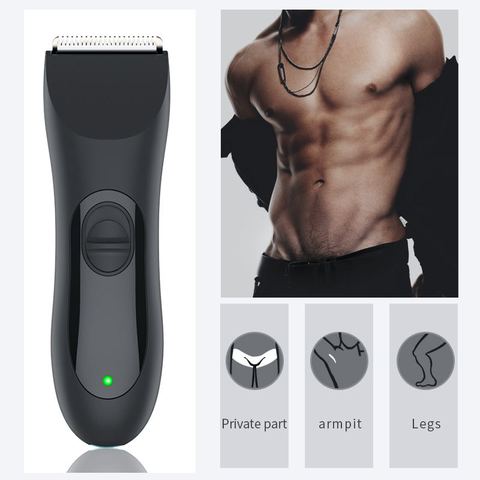 2022 USB rechargeable men's detachable waterproof electric hair clipper full body trimmer with comb hair clipper ► Photo 1/6