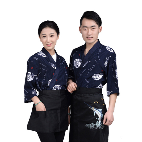 Chef Restaurant Uniform Short Sleeve Cook Coat Men Women Kitchen Clothes  Baker Waiter Wear