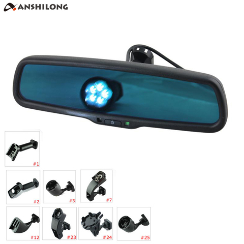 ANSHILONG Car Rear View Rearview Interior Auto Dimming Mirror with Special Bracket ► Photo 1/6