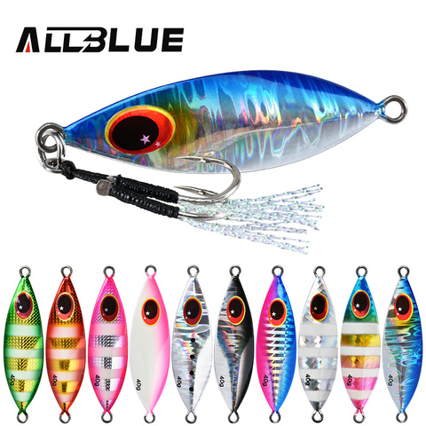 ALLBLUE ATLAS Metal Jig Spoon Lure 14G 20G 30G 40G 60G Artificial Bait Shore  Slow Jigging Super Hard Lead Bass Fishing Tackle - Price history & Review