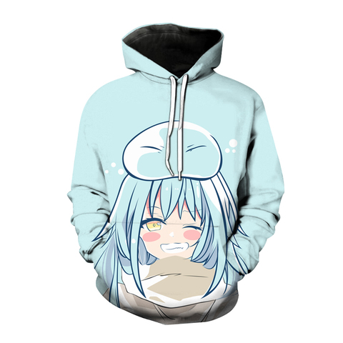 Tensei shitara Slime Datta Ken Hoodies Anime That Time I Got Reincarnated as a Slime Sweatshirt Men Women Trendy Hoodie Pullover ► Photo 1/6