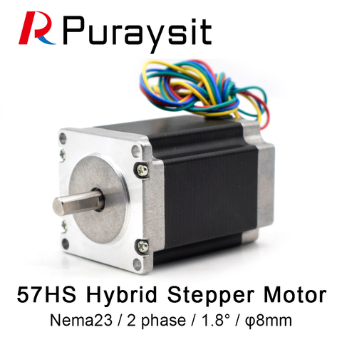 Nema23 57HS76-3004 2 phase 1.8° Hybrid Stepper Motor 2.7V 3A ► Photo 1/6