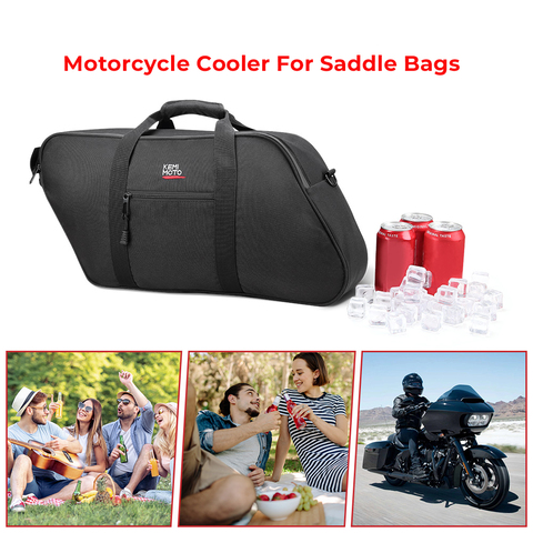 Motorcycle Saddle Bags Waterproof Cooler Bag Universal For Touring For Road Glide For Road King For Electra Street 1993-2022 ► Photo 1/6