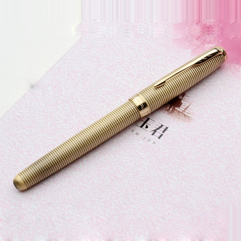 1Pcs JINHAO 75 Classic Grille Process Business Fountain pen Jinhao F Iridium nib Office Finance School Writing Supplies ► Photo 1/6