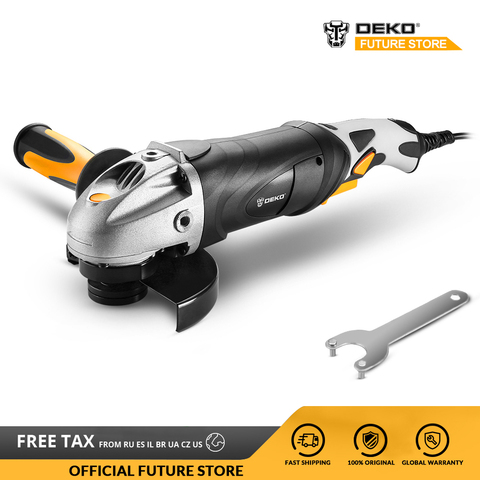 DEKO 220V 125mm Electric Angle Grinder Power Tool Angular Grinding Cutting Grinding Metal and Wood ► Photo 1/5