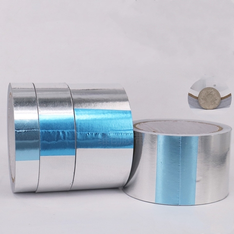 adhesive aluminum foil tin paper tape high temperature resistant sealed water-proof,fire mending,leakage prevention,radiation ► Photo 1/1