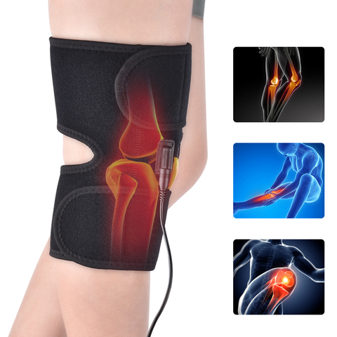 Knee Brace Support Wrap Massager Infrared Heating Hot Therapy Arthritis Cramps Pain Relief Injury Recovery Knee Rehabilitation ► Photo 1/6