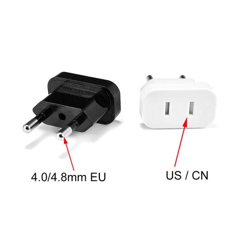1pcs US To EU Euro Europe Plug Power Plug Converter Travel Adapter US to EU Adapter Electrical Socket ► Photo 1/6