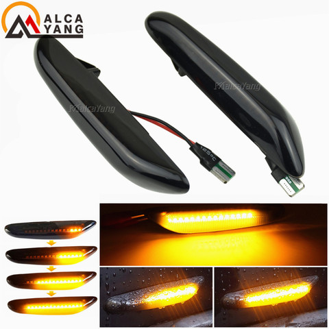 2x Dynamic LED Fender Light Side Marker For BMW 1 3 5 serie E46 E60 E61 E81 E82 E87 E88 E90 E91 E92 E93 X1 E84 X3 E83 X5 E53 ► Photo 1/6