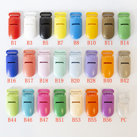 5PCs Plastic Suspender Pacifier Clips With Plastic Craft Sewing Tool 40x25mm ► Photo 1/5