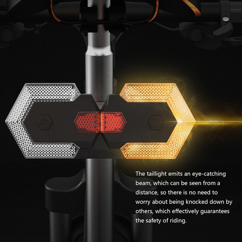 Bike Light Wireless Smart Remote Control Bike Turn Signals Front and Rear Light MTB Bike Taillight Bicycle Safety Warning Lights ► Photo 1/6