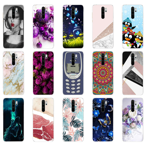 Phone Case For Xiaomi Redmi Note 8 Pro Cover Silicone Soft Flower Coque For Xiaomi Redmi Note 8 Pro Case TPU ► Photo 1/6