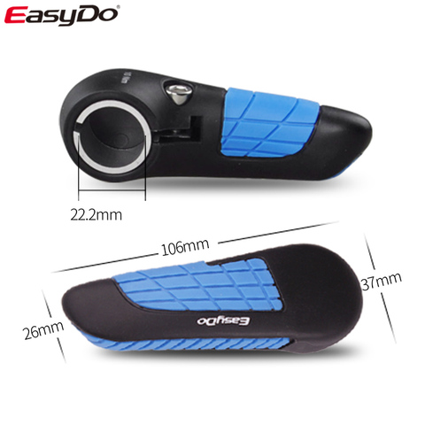 EasyDo Bicycle Bar End Bike Auxiliary Handbar Ergonomic Parent Design Durable  Anti-slip Suitable for MTB Bike Bicycle Bar End ► Photo 1/6