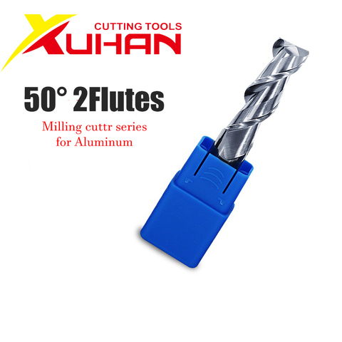 4mm HRC50 2 Flute Cutting  Aluminium wood Copper Processing CNC Router Tungsten Steel Sprial Bit Milling Cutter Carbide End Mill ► Photo 1/4