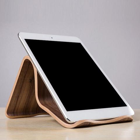 New Arrival SAMDI Wooden Universal Tablet PC Phone Stand Holder Bracket for iPad Samsung Tab ► Photo 1/6