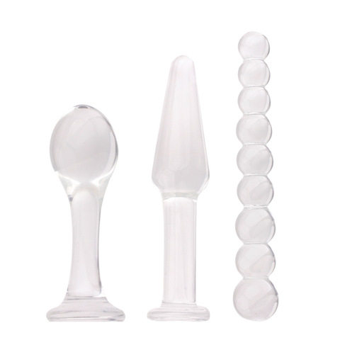 Erotic Pyrex Glass Dildo Anal Bead Butt Plug For Fetish Bdsm Bondage Couples Flirting Adults Games Sex Toys For Women Men Gay ► Photo 1/6