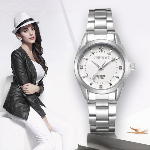 CHENXI Lady Rhinestone Fashion Watch Women Quartz Watch Women's Wrist watches Female Dress Clock xfcs relogio feminino ► Photo 1/6