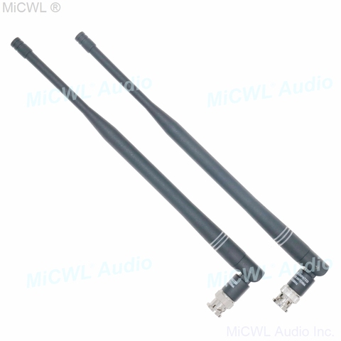 2pcs Screw Bayonet BNC Antenna Aerial for Shure ULX SLX UR24D Sennheiser G2 G3 G4 Wireless Receiver ► Photo 1/6