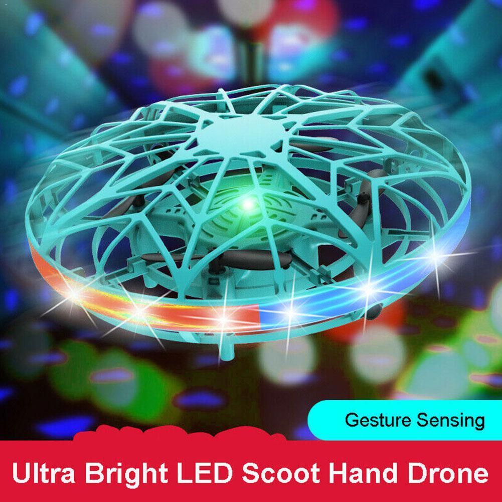 360° UFO Drone RC Infrared Sensor Induction Mini Aircraft Quadcopter Flying Toy