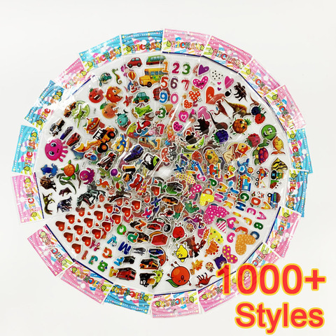 Kids Stickers 40 20 Different Sheets 3d Puffy Bulk Stickers For