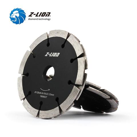 Z-LION 1PC 125mm Diamond Saw Blade Dual Tuck Point Cutting Disc Dry Wet Sandwich Circular Wheel Concrete Floor Brick Wall Chaser ► Photo 1/6