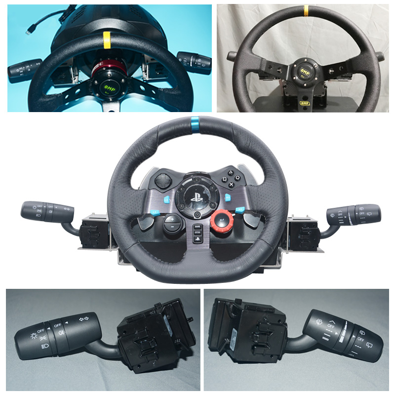 Racing Simulator Steering Wheel Turning Headlights for G29 G27 T300 For  Euro/American Truck Game Exploration Version