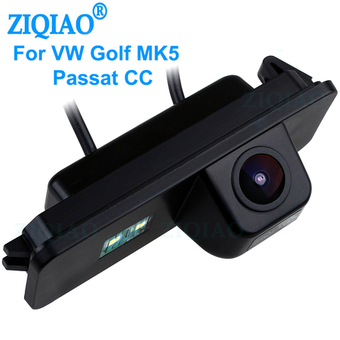 ZIQIAO for VW Passat Phaeton Scirocco Golf 4 5 6 MK4 MK5 MK6 Eos Polo Beetle Lupo Leon HD Reverse Parking Camera HS044 ► Photo 1/6