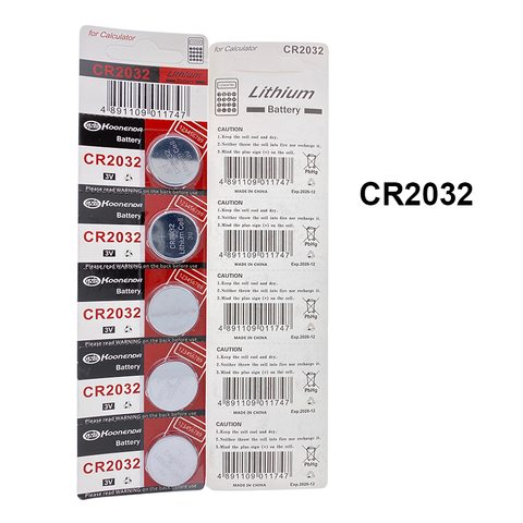 Original 10PCS CR2032 Button Cell Battery cr 2032 For Watch Toys Remote Control Computer Calculator Control ► Photo 1/6