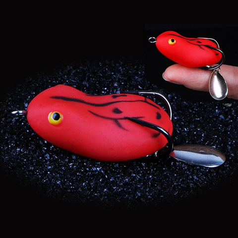 Frog Soft Fishing Lures 7.2g Japan Plastic Silicone Bait Fishing Artificiais Topwater Fishing Tackle wobbler ► Photo 1/6