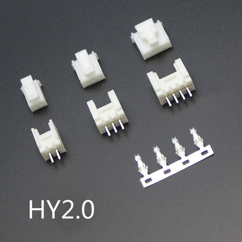 10sets 2.0mm with lock HY-2P 3P 4P 5P 6P 8P male socket female plug terminal block connector ► Photo 1/1