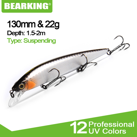Bearking 13cm 22g Top minnow suspending for fishing hard lures wobblers quality professional baits crankbaits bait popper ► Photo 1/6