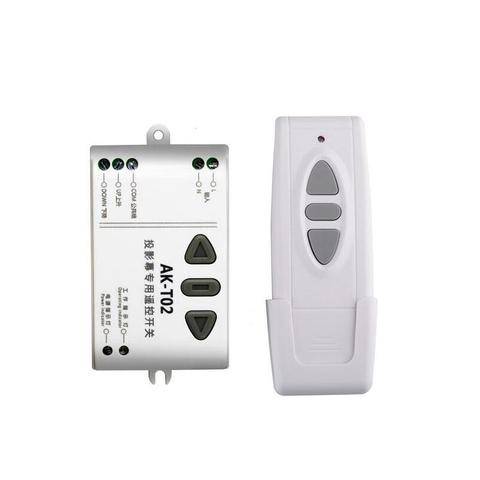    Ac 220 v 433mhz intelligent digital RF wireless remote control switch system for projection screen/garage door/blinds ► Photo 1/5