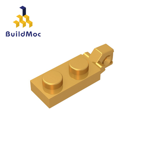BuildMOC Compatible Assembles Particles 44301 Hinge Plate 1 x 2 For Building Blocks Parts DIY LOGO Educational Tech Parts Toys ► Photo 1/6