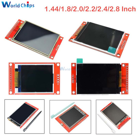 1.44/1.8/2.0/2.2/2.4/2.8 Inch TFT Color Screen LCD Display Module Drive ST7735 ILI9225 ILI9341 Interface SPI 128*128 240*320 ► Photo 1/6