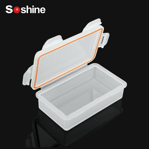White Hard Plastic Battery Storage Boxes Waterproof 18650 Case Holder Container With Clip For 1x 2x 4x 8x 18650 Batteries ► Photo 1/6