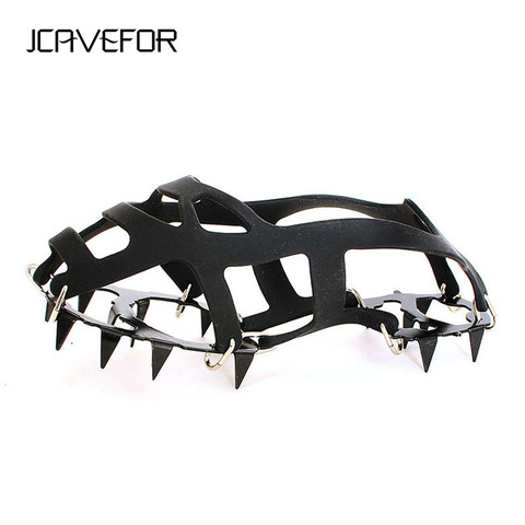 1 Pair 18 Teeth crampons Non-slip Ice Snow Climbing Anti-slip Shoe Covers Spike Cleats Crampons Anti-slip Overshoes M/L ► Photo 1/1