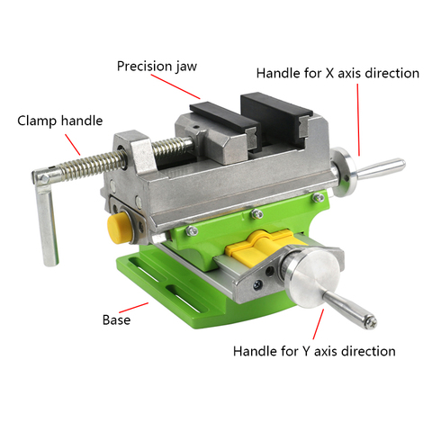Multifunction 3 Inch Precision Pliers Bench Vise Drill Working Table X Y-axis Adjustment Coordinate For Workpiece Part Clamping ► Photo 1/6