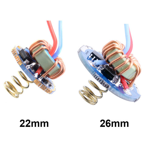 22mm 26mm 3V - 12V Flashlight Universal Constant Current Driver Board Electric Circuit Drive Plate for T6 L2 XPL LED 18650 Torch ► Photo 1/6